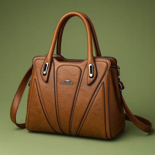 Sleek Leather Crossbody